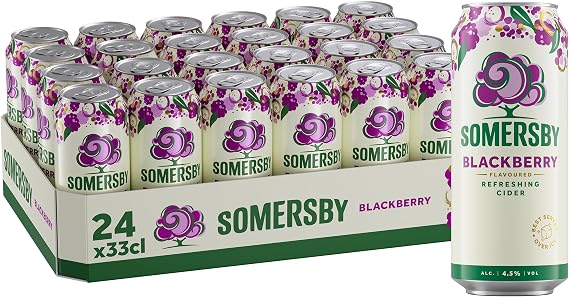 Somersby Blackberry Cider Disposable Tin (24 x 0.5 L)