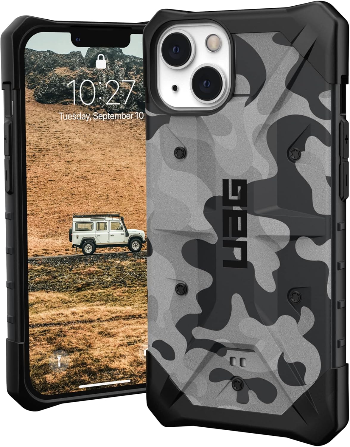URBAN ARMOR GEAR UAG Designed for Mango Case [6.1-inch Screen] Rugged Lightweight Slim Shockproof Pathfinder SE Protective Cover, Midnight Camo