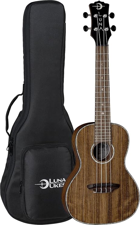 Luna Guitars Walnut Concert Ukulele with Gigbag - Satin Natural