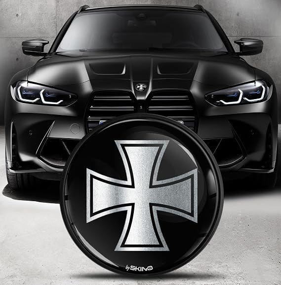 Biomar Labs Compatible with BMW Emblem 82mm Bonnet Boot 51148132375 EO 20