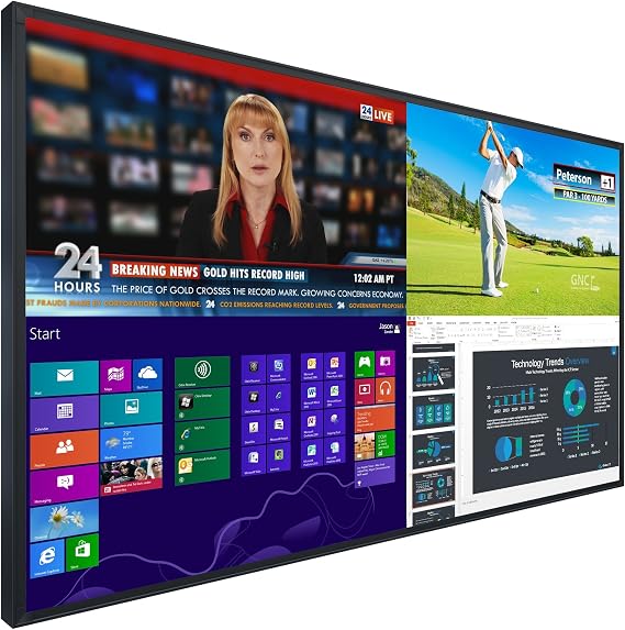Planar UltraRes UR9851-ERO - 98" Class LED display - digital signage - 4K UHD (2160p) 3840 x 2160 - direct-lit LED