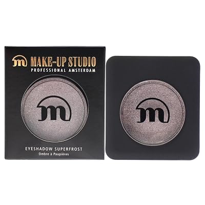 Make-Up Studio Professional Amsterdam Eyeshadow Super Frost - Intense High Pigment Shades- Easy To Apply And Blend - Silky-Soft Texture - Apply Dry Or Wet - Dazzling Taupe - 0.11 Oz