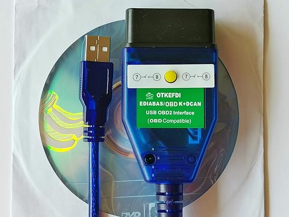 KDCAN OBD Code Scanner,Ediabas NCS Expert OBDII Diagnostic Tool for E81,E82,E83,E87,E88,E46,E90,E91,E92,E93,E53,E60,E85,E86,E71 [Energy Class A+++]