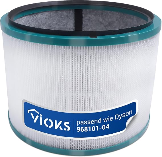 VIOKS Air Purifier Filter Replacement for Dysоn Filter 968101-04 - Replacement Filter Air Purifier Suitable for Dysоn Pure Cool DP01 DP02 DP03 Dуsоn Pure Hot+Cool Link HP00 HP01 HP02 HP03 Hepa Air Purifier