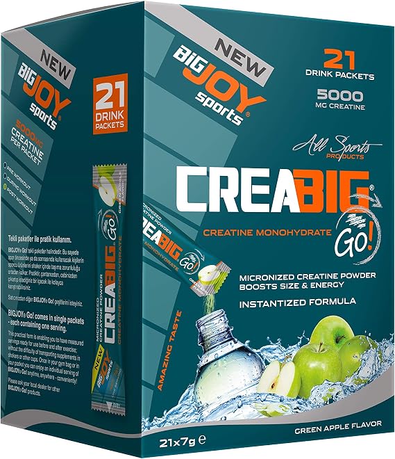 Bigjoy Sports Creabig Green Apple, 21x7gr