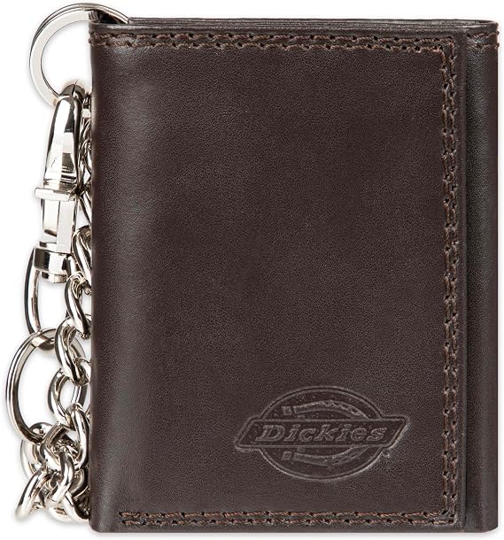 Dickies Men's Trifold Chain Wallet