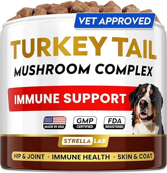 STRELLALAB Dog Chews Pet Supplement 60 Chews - Pure Tuna