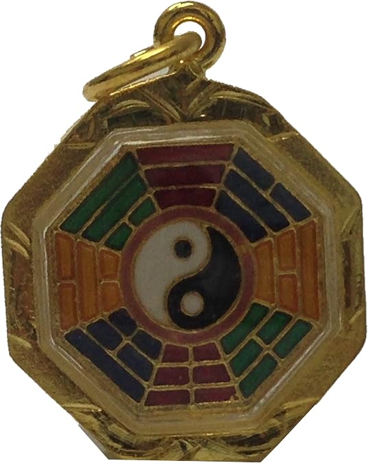 Magic Jewelry Pendant Necklace Buddhist Amulet Ancient Tibetan Yin Yang Good Luck Charm
