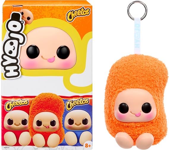 Hyojo Cheetos Series, Blind Box Squishy Collectible, Limited Edition, 3 to Collect, Red Bag, Blue Bag, Cheetos Puff, with Keychains, Ages 16+