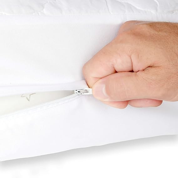 Zipper Crib Mattress Protector - Fully Encased & Waterproof Cover