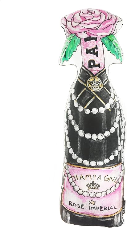 KAHRI Champagne Bottle Pillow