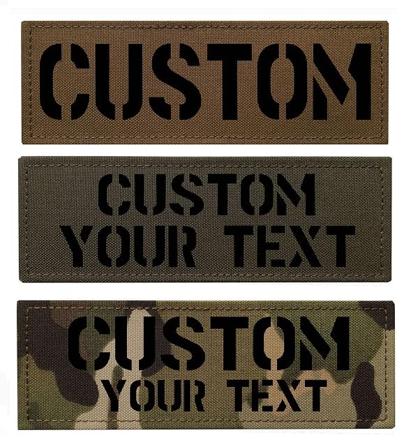 Large Customizable IR Infrared Laser Cut ID Panel Patch callsign Patch US American IR Flag Patch
