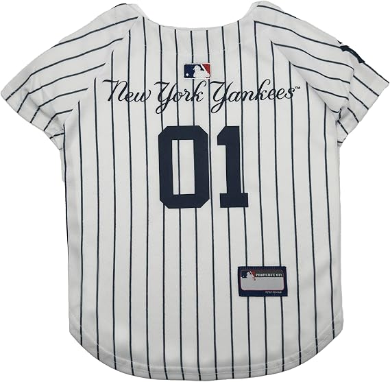Official MLB New York Yankees Pet Jersey for Dogs & Cats, Size XX-Large - Stylish Baseball Jersey for Your Furry Fan- Show Off Team Spirit with The Perfect Fan Apparel Gear for Pet, Dog & Cat