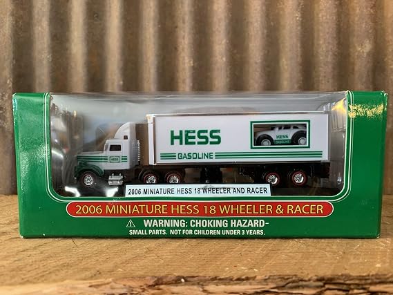 Hess Mini 18 Wheeler - 2006 Truck - Green - 1:64 Scale - Adult Collectors