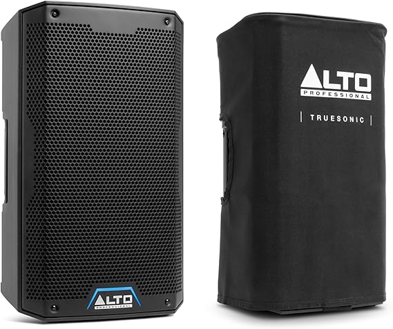Alto Professional TS412-2500W 12" Active PA Speaker with 3 Channel Mixer, Bluetooth Streaming and Durable Slip-on Cover for TS412 Active Powered PA Speaker