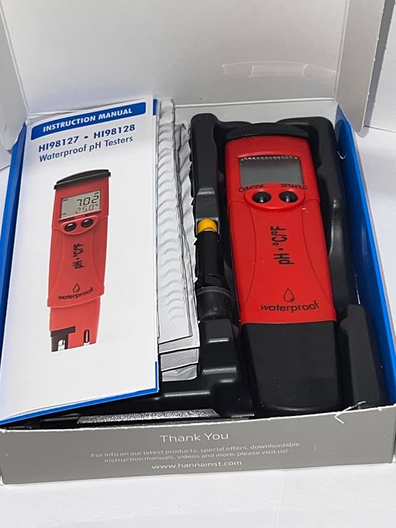 pH & Temperature Tester with 0.1 pH Resolution Part # HI98127