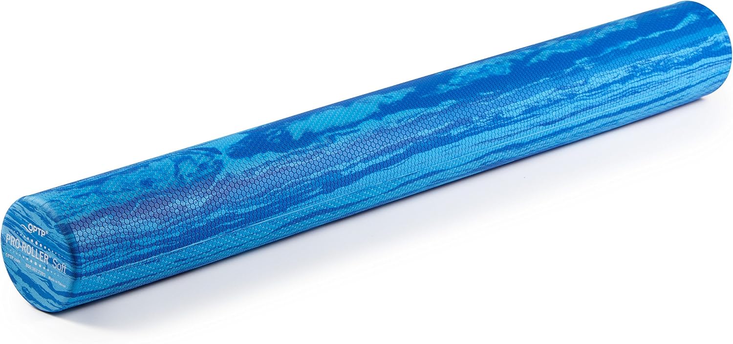 OPTP Pro-Roller 36” x 4” Foam Roller - Soft Density - for Massage, Stretching, Fitness, Yoga and Pilates Exercise