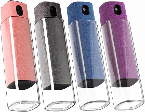 Car Screen Cleaner Spray and Wipe -2-in-1 iPhone Cleaner, iPad Screen Cleaner & Phone Screen Cleaner - Touchscreen Mist Cleaner for Laptop, Computer, MacBook and More - 4 Pack