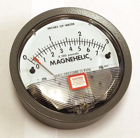 Dwyer Magnehelic Differential Pressure Gage, 2003D, 0-3" w.c. & 0-750 Pascals