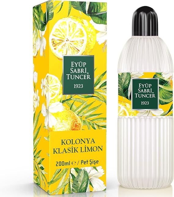 Eyüp Sabri Tuncer Limon Kolonyasi 200 Ml Silindir Pet Şişe 1 Paket (1 x 200 ml)