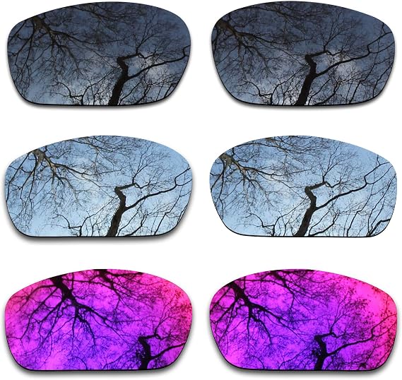 3 Pair Polarized Replacement Lenses for Oakley Jawbone Pack-BSM7