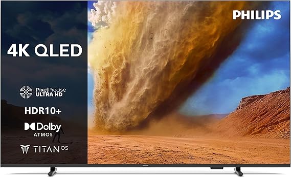 PHILIPS 43PUS7800 4K LED Smart TV - 43 Inch Display with Pixel Precise, Ultra HD, Titan OS Platform and Dolby Atmos Sound, Works with Alexa and Google Voice Assistant [Energy Class F]