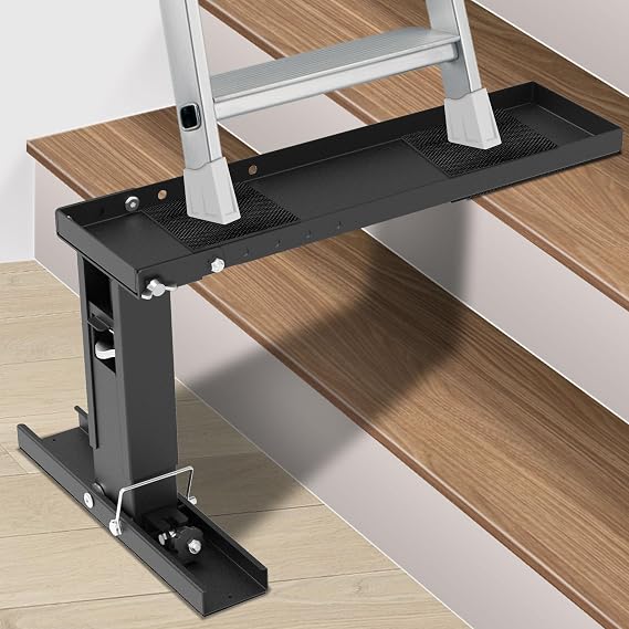 Ladder Extender Pro, Ladder Stabilizer High Strength, Ladder Leveler 20-29 Adjustable Height Range for Single and Extension Ladders