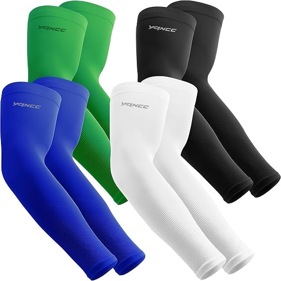 YQXCC Arm Sleeves UV Sun Protection Cooling Sport Compression for men women