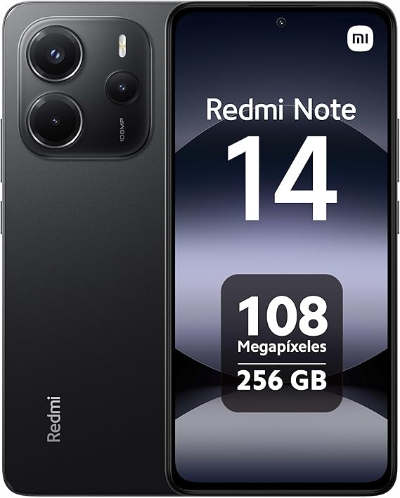 Xiaomi Redmi Note 14 4G 8GB-256GB Negro Medianoche (Midnight Black) Dual SIM