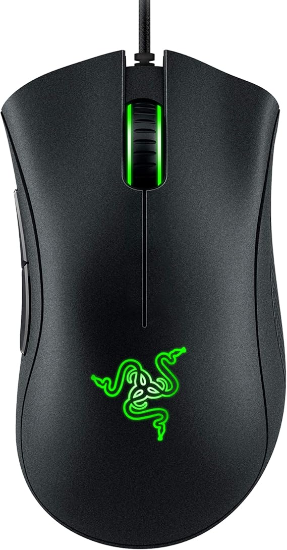 Razer DeathAdder Essential - 6,400 DPI Optical Sensor - 5 Hyperresponse Buttons - Gaming & Esports Mouse - Ergonomic Form Factor, Black