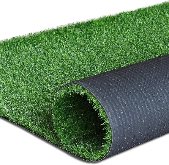 LITA Realistic Artificial Grass Turf Lawn-4 x 8 Feet, 0.7" Indoor Outdoor Garden Lawn Landscape Synthetic Grass Mat Fake Grass Rug