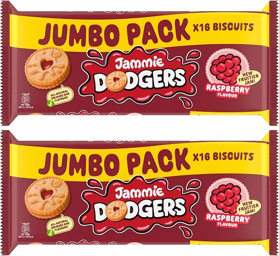 Biscuits Bundle With Jammie Dodgers Raspberry 280g (2 Pack)