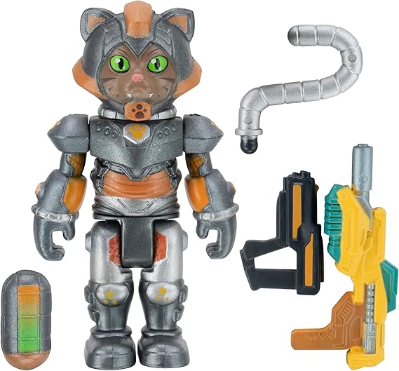 Roblox Cats...in Space: Sergeant Tabbs 2.75 Inch Figure with Exclusive Virtual Item Code