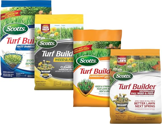 Scotts Turf Builder 4-Bag Bundle for Small, Northern Lawns