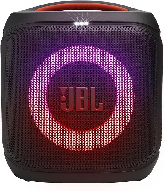 JBL Partybox Encore Essential 2 Bluetooth Speaker (Black) and divvi! Wireless Mic Pair Bundle