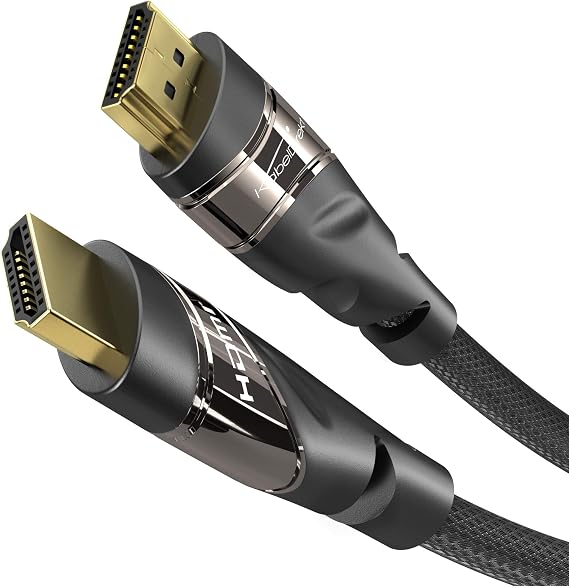 KabelDirekt – 4K HDMI cable – 10m (High Speed HDMI with Ethernet, 4K Ultra HD, 3D, Full HD, 1080p, HDR, ARC, PS5, XBOX, HDTV)
