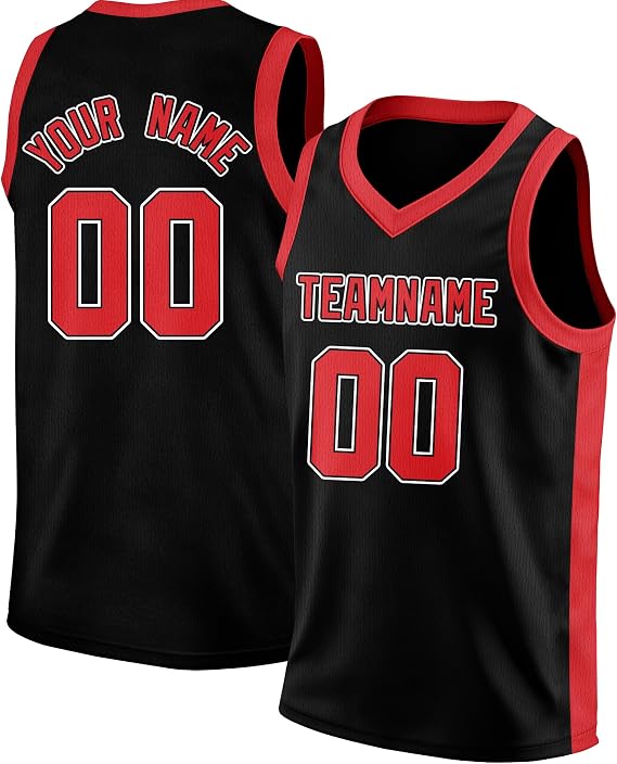 Custom Basketball Jersey for Men Youth Personalized Basketball Shirt with Team Name Number Mesh Sports Uniform for Training