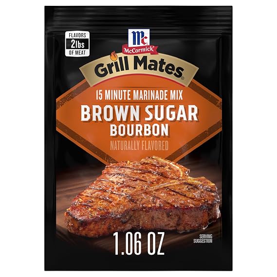 McCormick Grill Mates Brown Sugar Bourbon Marinade Mix, 1.25 Oz