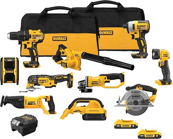 DEWALT 20V MAX 10-Tool Combo Kit DCK1021D2