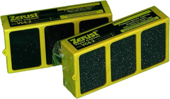 Zerust VC6-2 Large Vapor Capsule - 2 Pack | Zerust NoRust Vapor Capsule | Made in USA