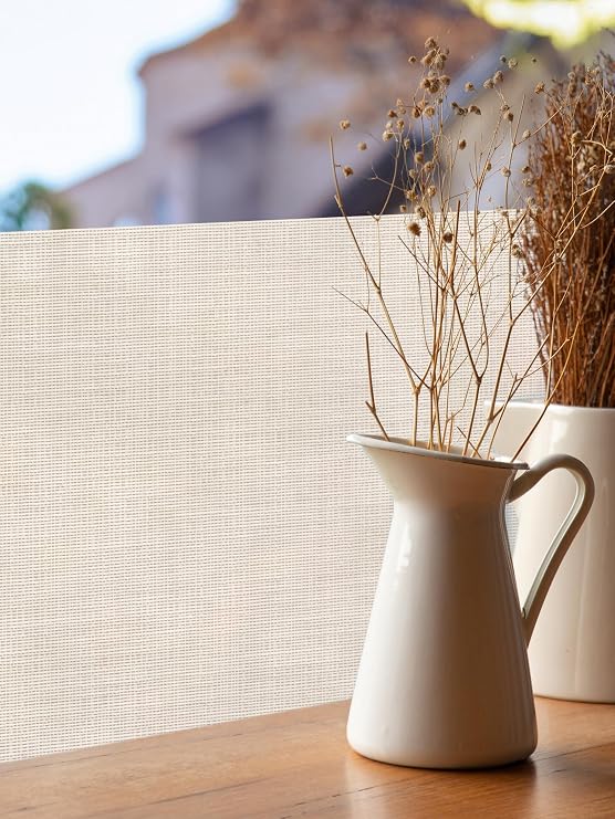 Artscape Fog | Woven Window Privacy Film | UV Protection | PVC-Free | Easy to Apply & Removable | 23.5 x 41.5 inches | Made in Belgium