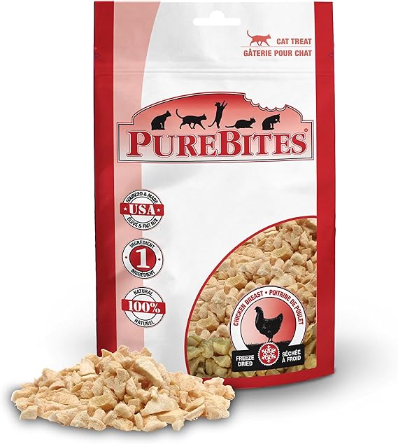 Purebites Chicken Breast For Cats, 1.09Oz / 31G - Value Size