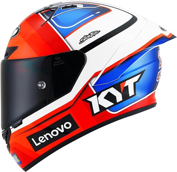 KYT NZ-Race Carbon Composite Racing Helmet Clear Visor Full Face ECE 22.05 & DOT FMVSS 218 Approved Motorcycle Helmet