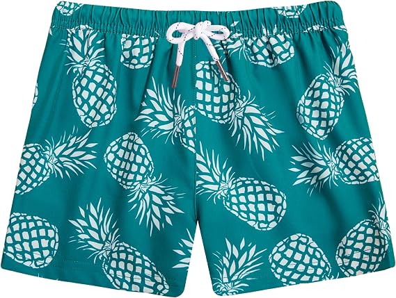 BRISIRA Boys Swim Trunks Youth Quick Dry Bathing Suit with Mesh Liner Teen Swimsuit UPF 50+ Kids Swim Shorts Beach 5t-16Y