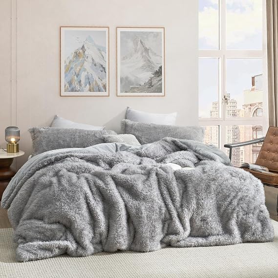 Wilderness - Coma Inducer King Oversized Comforter Set - Gray Wolf