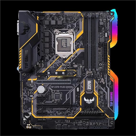 Gaming Motherboard Fit for ASUS TUF Z370-Plus Gaming LGA1151 DDR4 HDMI DVI M.2 Z370 ATX Motherboard with Gigabit LAN and USB 3.1