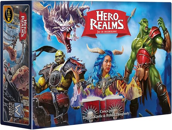 IELLO Hero Realms - French Edition - Collectible Card Game - Card Game - 145 Pieces