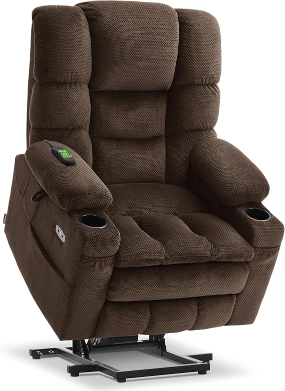MCombo 3 Motor Power Lift Recliner, Heat and Massage, 7631, Small