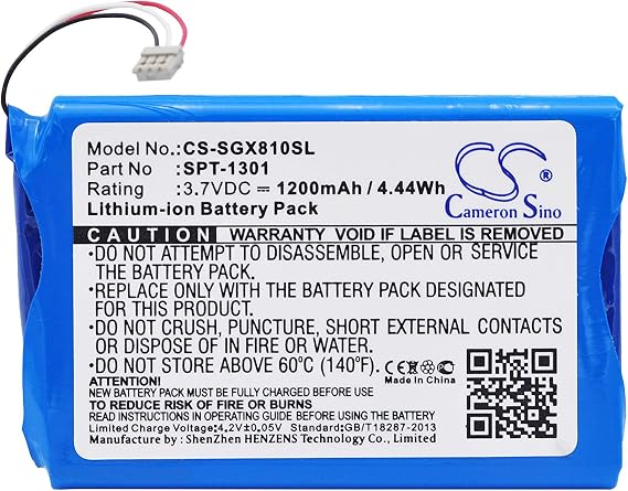 XSP Replacement Battery for SkyG0lf X8F-SCTouch, SkyCaddie Touch PN SPT-1301