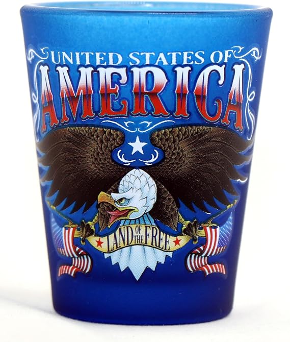 USA American Eagle Shot Glass